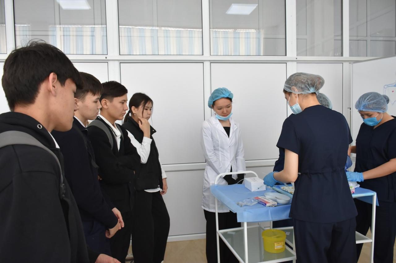 Профориентационное занятие в колледже